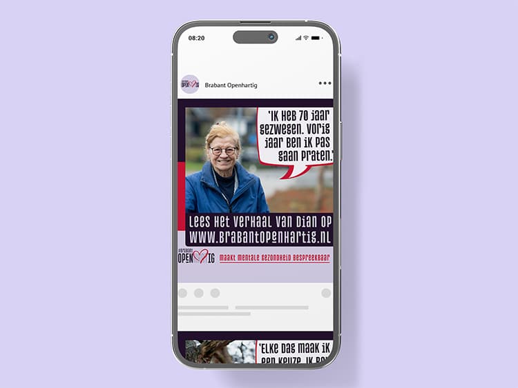 Openhartige social media berichten